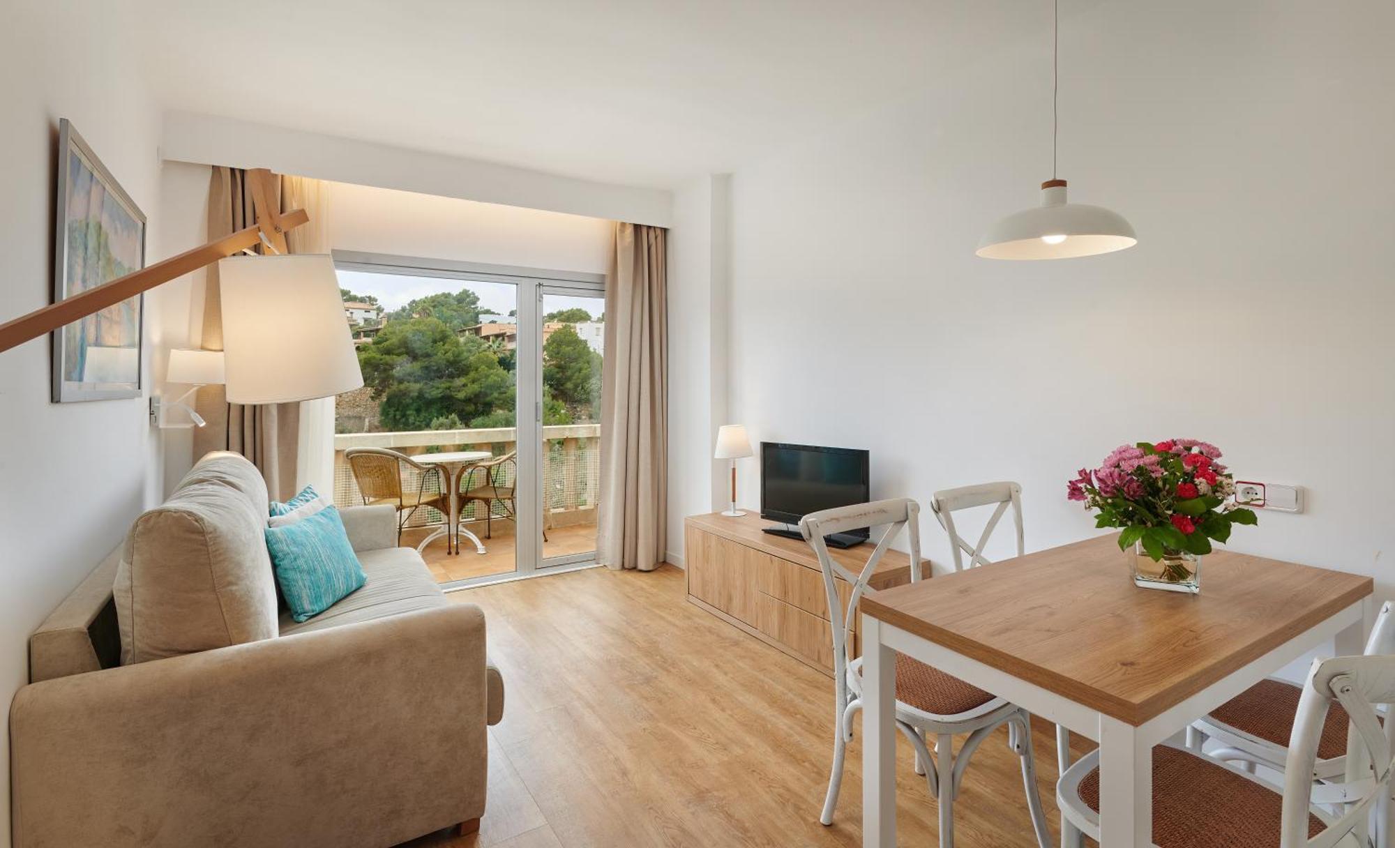 Hotel Apartamentos Cala ซานตานยี ภายนอก รูปภาพ